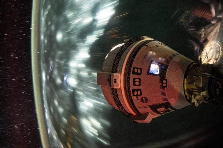 The Boeing Starliner is docked at the International Space Station